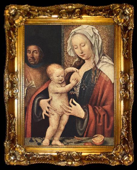 framed  CLEVE, Joos van The Holy Family fdg, ta009-2